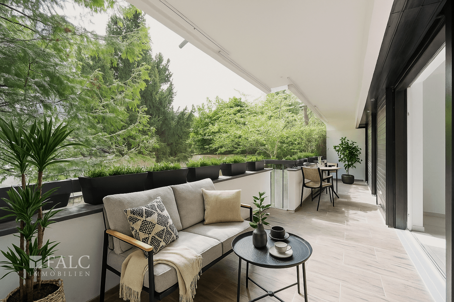 Einrichtungsbeispiel Balkon
